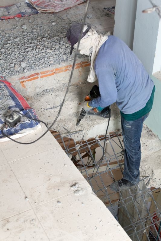 Hardwood Floor Demolition detail