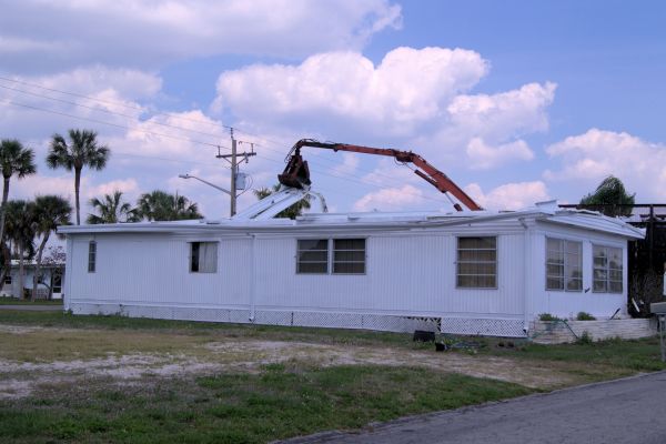 Mobile Home Demolition in Endicott